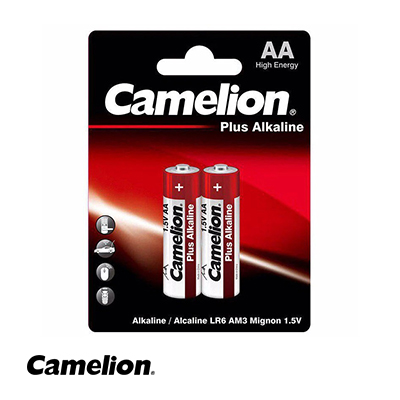باتری قلمی پلاس آلکالاین کارتی 2 عددی کملیون Plus Alkaline