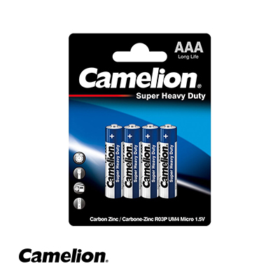 باتری نیم قلم سوپر انرژی 4 عددی کملیون