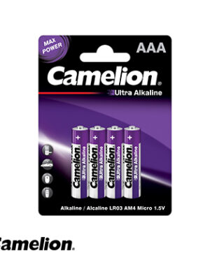 باتری نیم قلمی اولترا آلکالاین کارتی 4 عددی کملیون