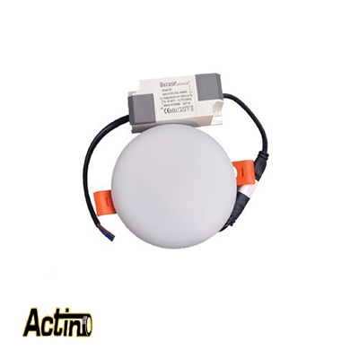 پنل فول لایت گرد توکار 9 وات SMD اکتینو