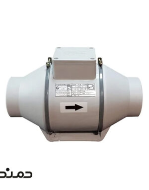 فن بین کانالی دمنده 10 سانت و تک فاز 33 وات 2500 دور (مدل VLN-10C2S)