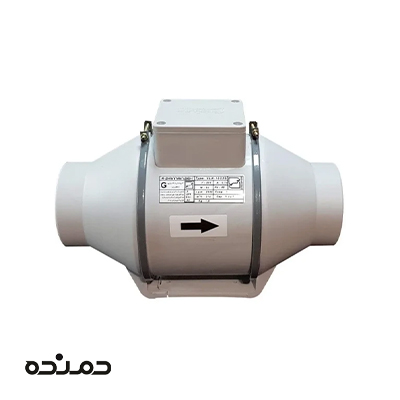 فن بین کانالی دمنده 12 سانت و تک فاز 35 وات 2400 دور (مدل VLN-12C2S)