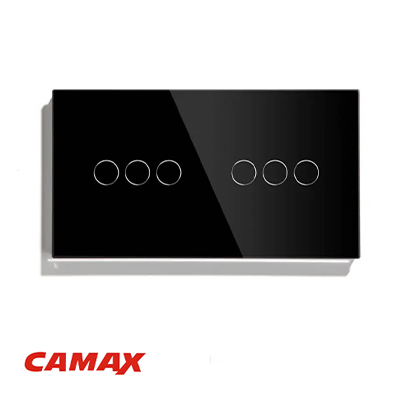 کلید شش پل لمسی ساده کامکث CAMAX
